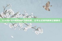 376号CBA裁判争议下的反思，公平公正裁判精神之重要性