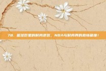 78. 篮球巨星的时尚逆袭，NBA与时尚界的激情碰撞！