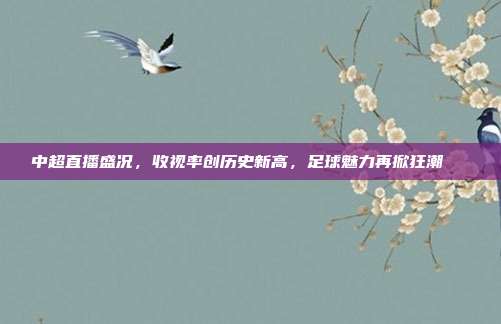 中超直播盛况，收视率创历史新高，足球魅力再掀狂潮📈  第1张